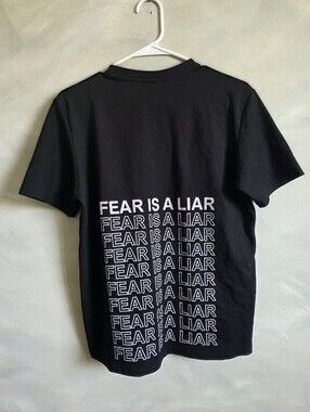 Seek Jesus "Fear Is a Liar" t-shirt Black